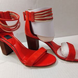 Coral Red Sandals Whbm